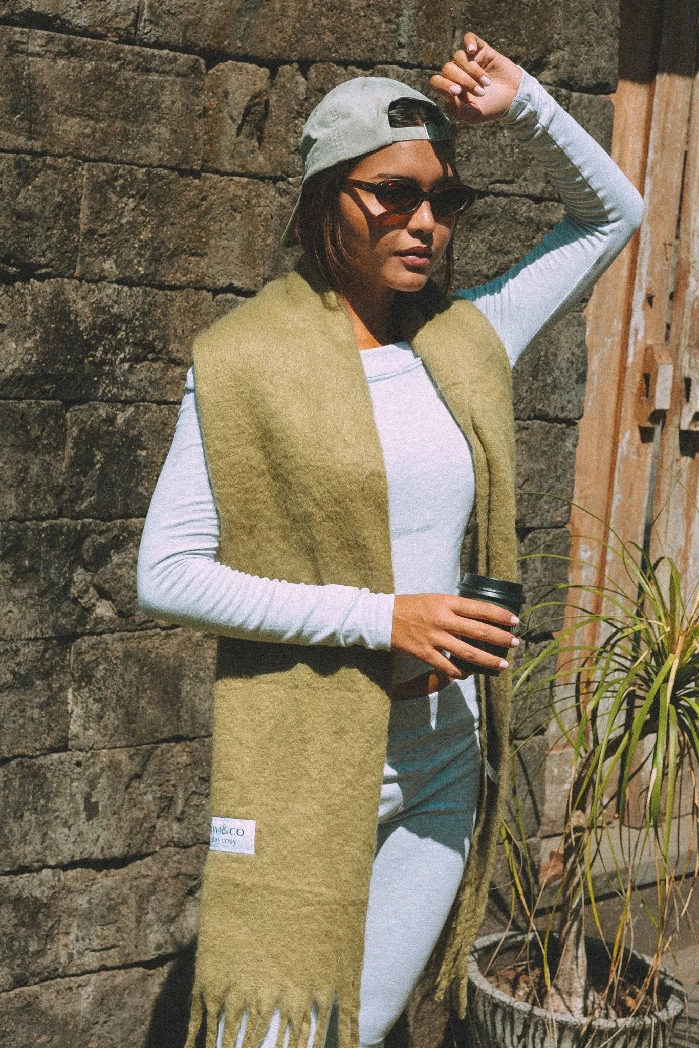 Olive Green Scarf