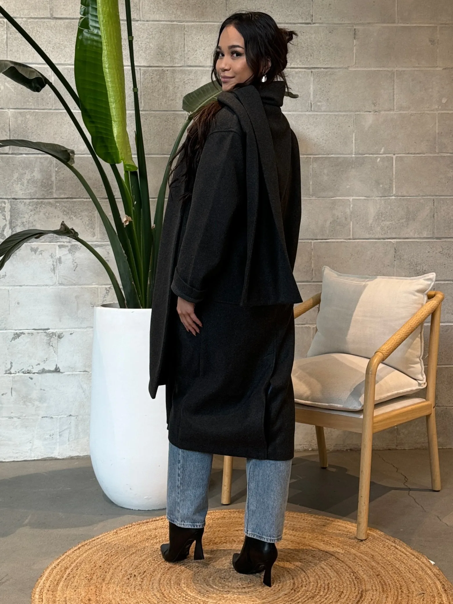 ONLY Evan Scarf Coat