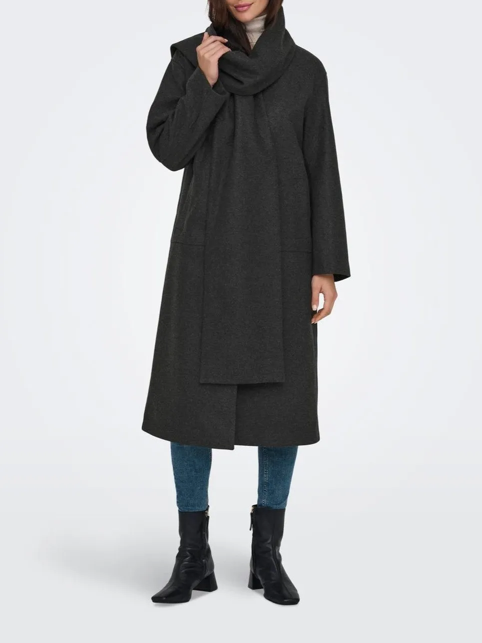 ONLY Evan Scarf Coat