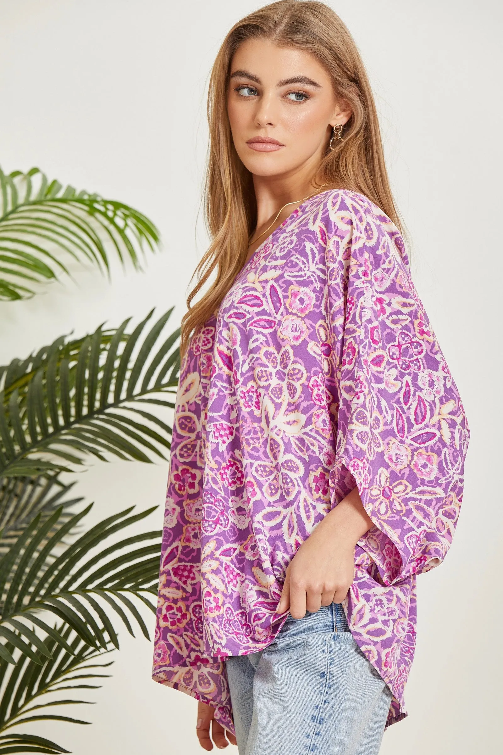 Orchid blouse S - 2x/3x * on sale *