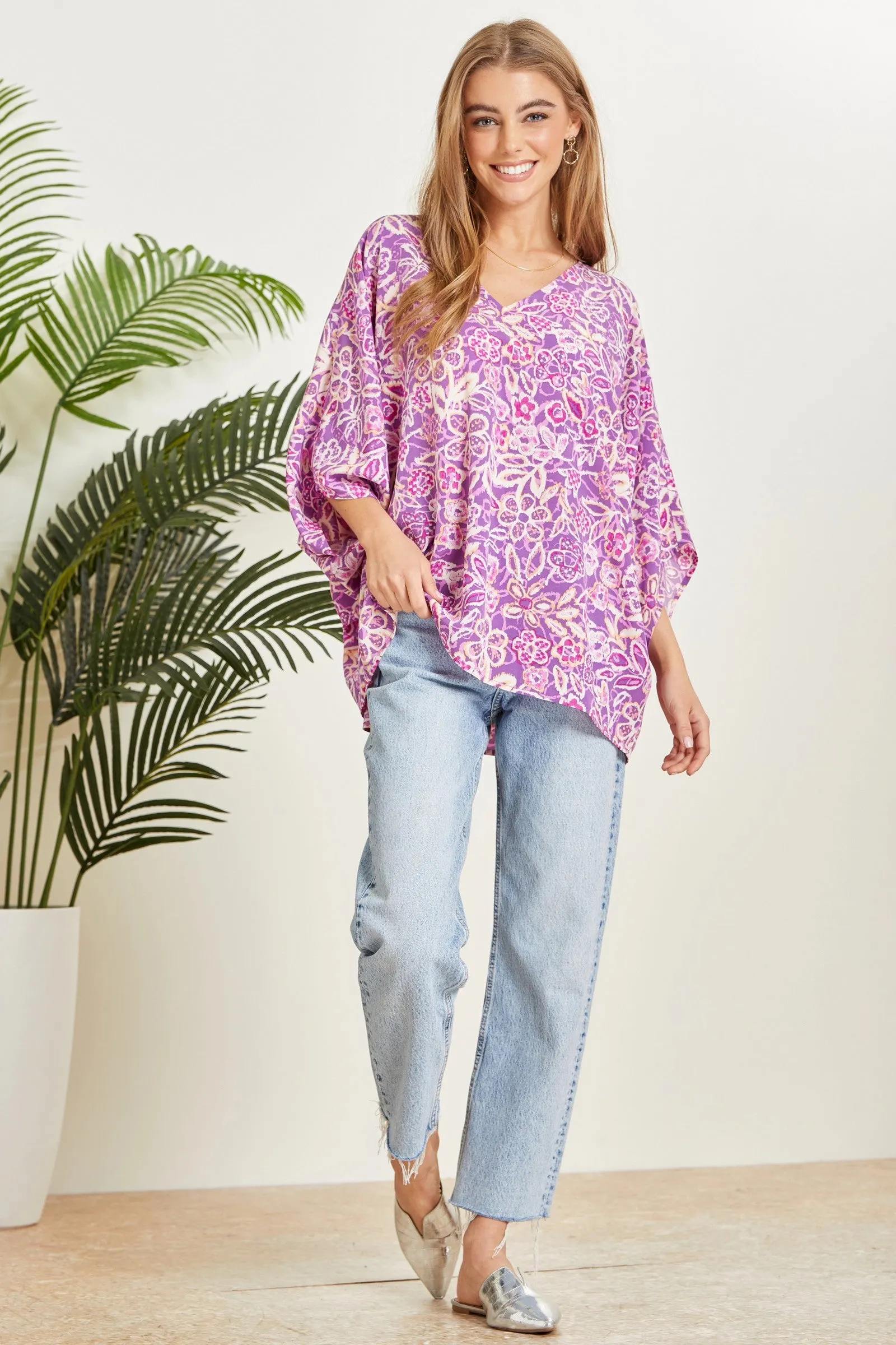 Orchid blouse S - 2x/3x * on sale *