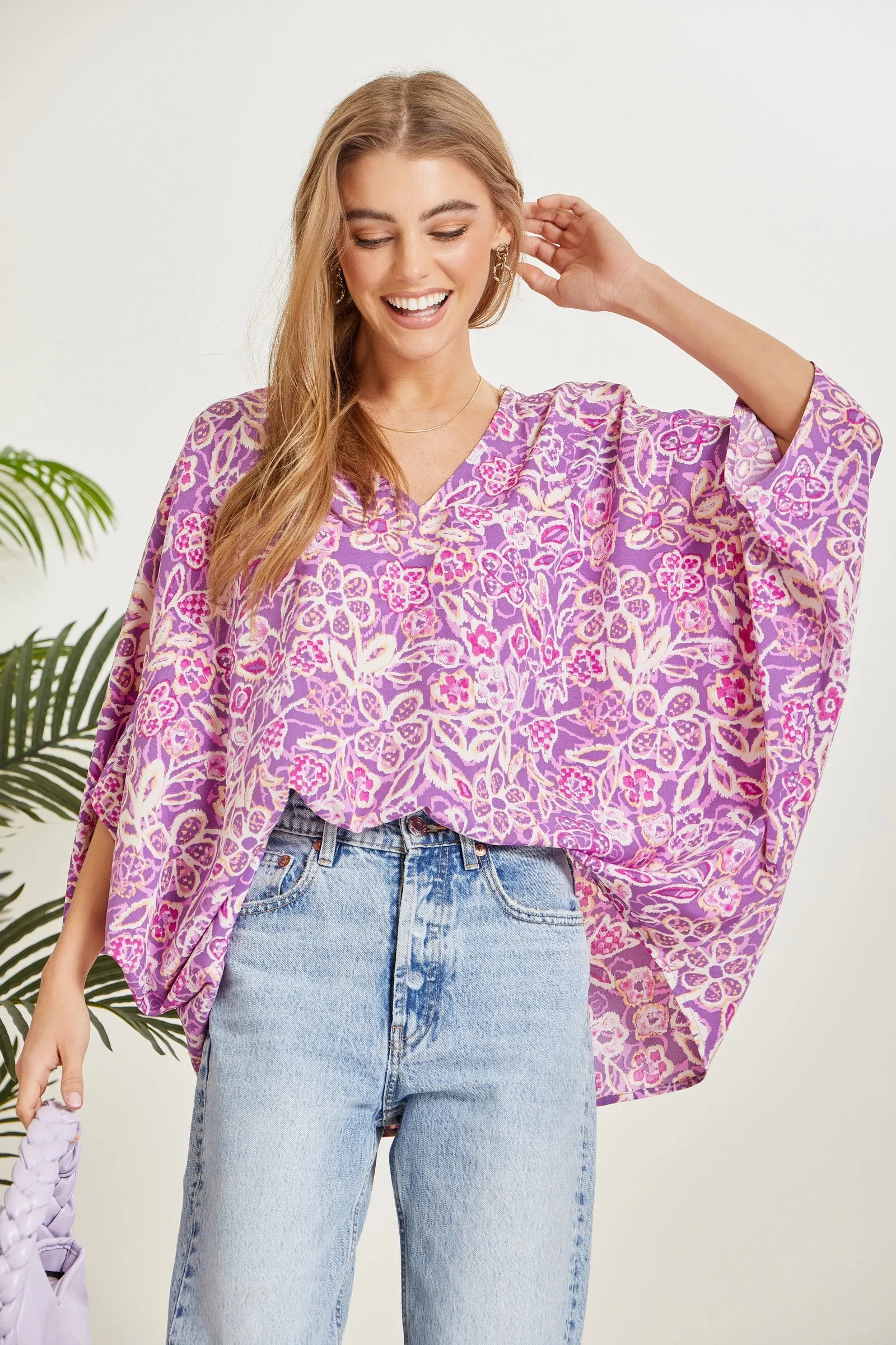 Orchid blouse S - 2x/3x * on sale *