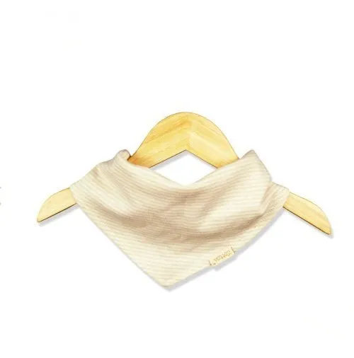 Organic Baby Bibs 2pc Set Triangle Shape Bib