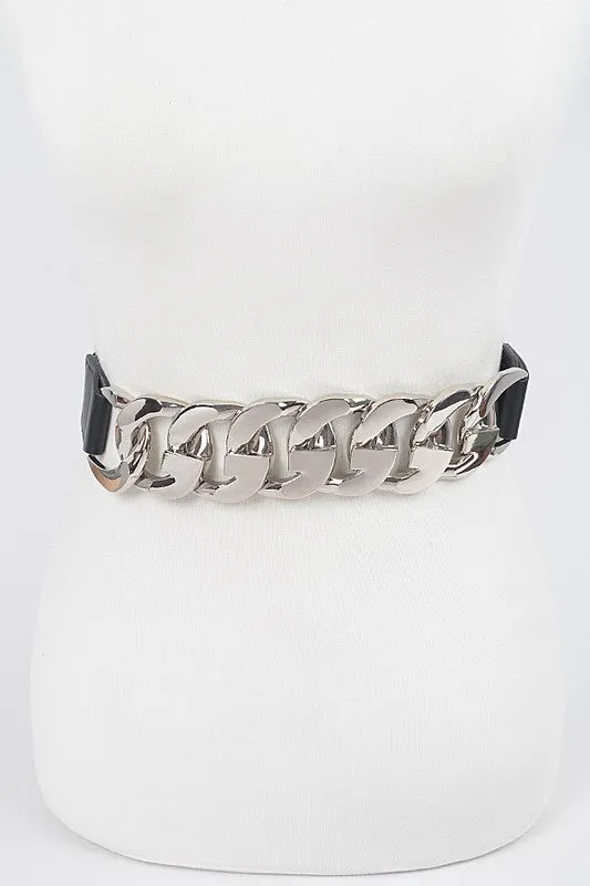 Oversized Chain Stretch Belt
