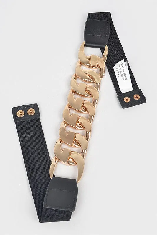 Oversized Chain Stretch Belt