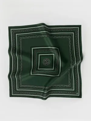 Paisley Scarf - Green - 50cm