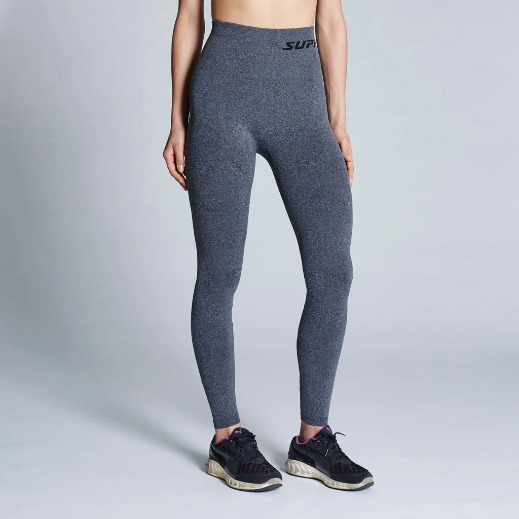 Patented Michelle Women's CORETECH® Injury Recovery and Postpartum Compression Leggings (Grey Marle)