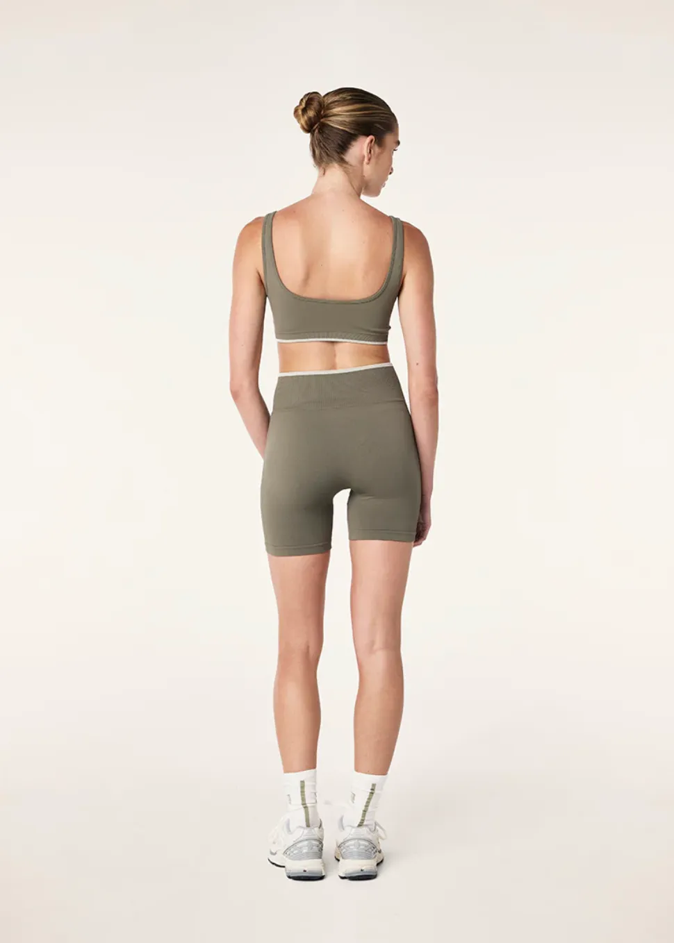 P.E NATION Restore Seamless 5" Bike Short - Khaki