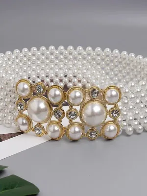 Pearl Gold Buckle Belt