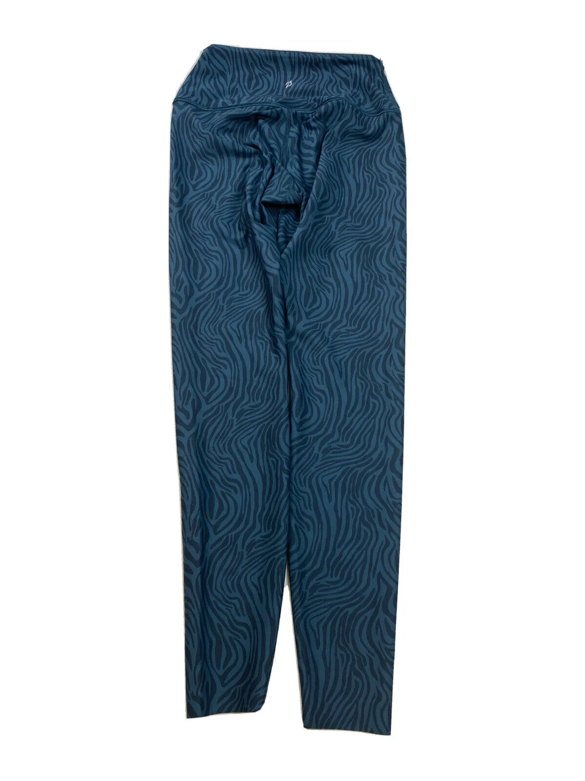 Peleton Women's Blue/Black Reversible Athletic Leggings - S