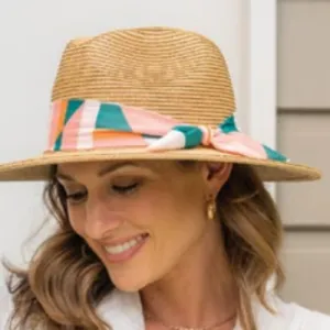 Penelope Panama Ribbon Hat