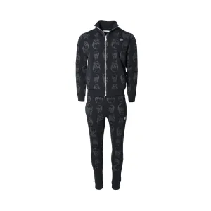 Philipp Plein Men's Black jogging tracksuit