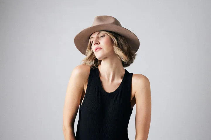 Piper Crushable/Packable Fedora 100% Merino Wool