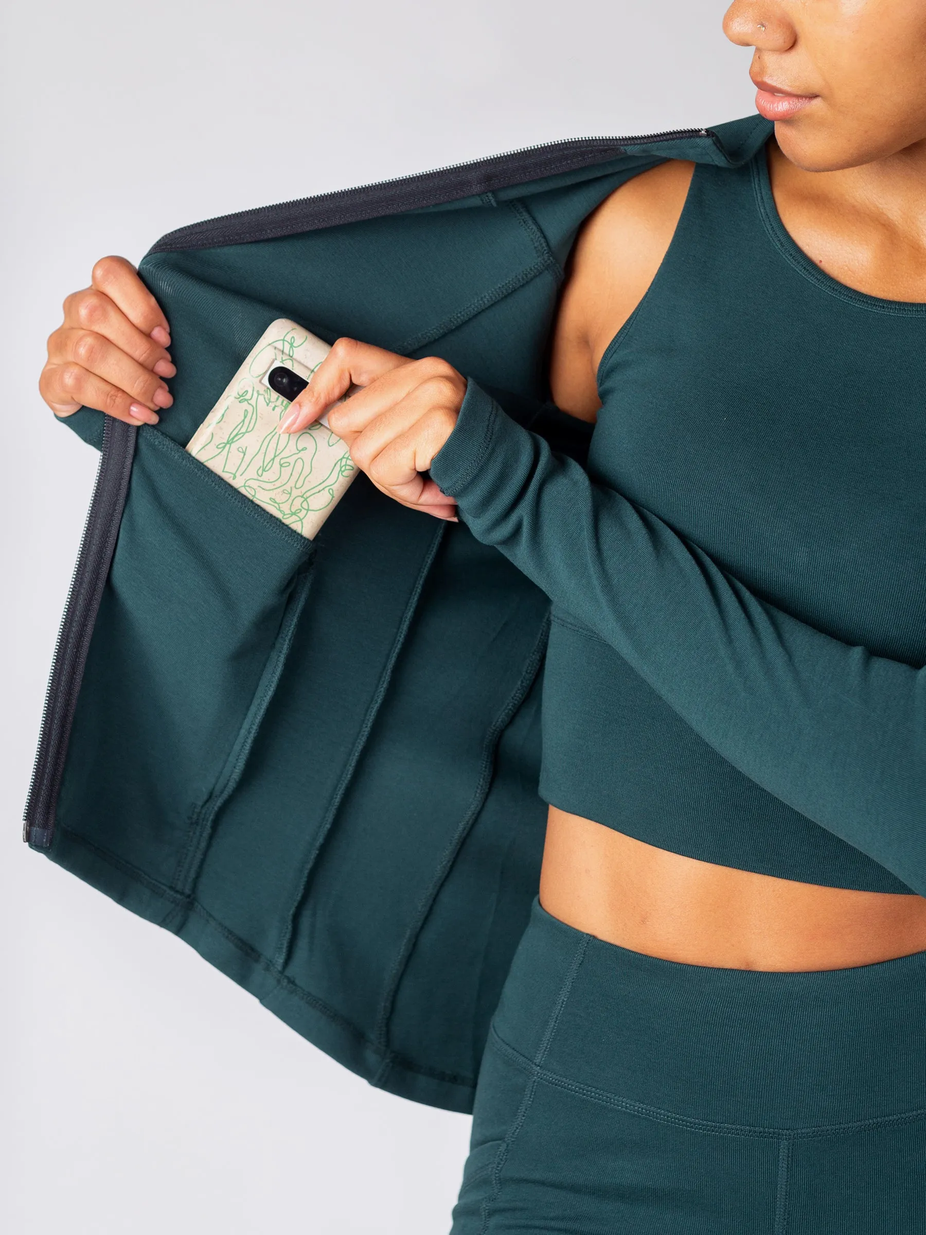 PlantTec™ Organic Contour Jacket | Monstera