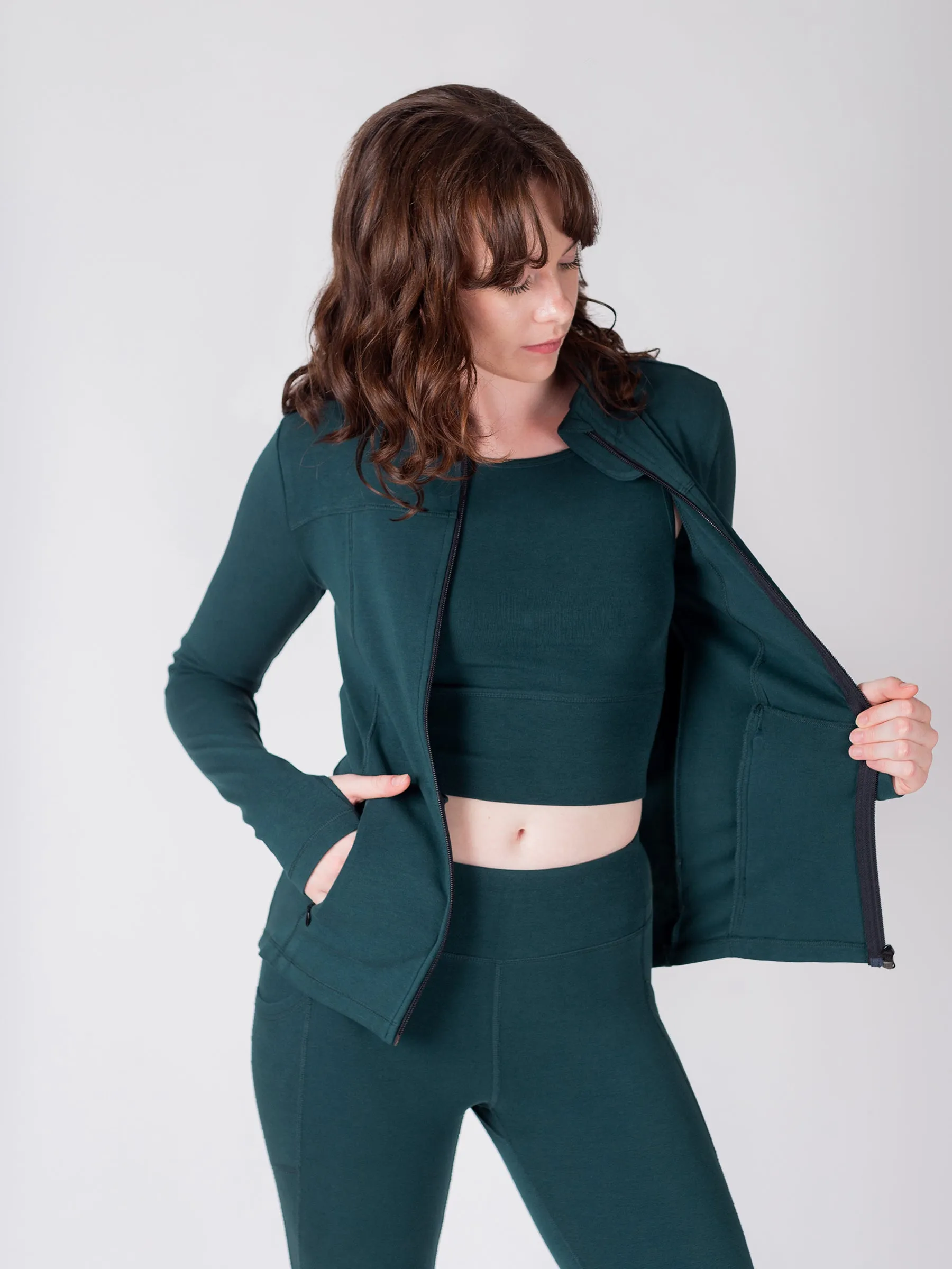 PlantTec™ Organic Contour Jacket | Monstera