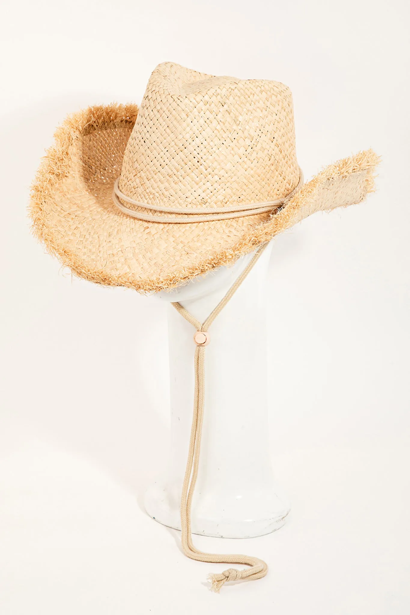 Playa Straw Cowboy Hat in Ivory