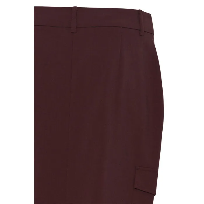 Pocket-Skirt «Danta» in hot chocolate melange von B.young