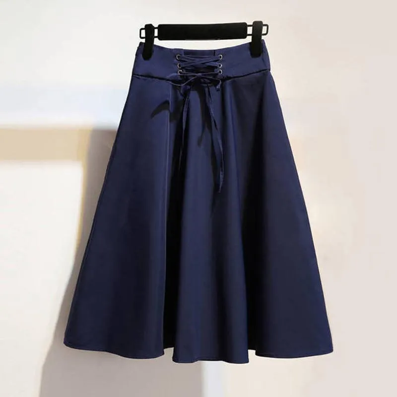 Pofulove Spring Women Thin Long Sleeve V-Neck Striped Shirt Chiffon Shirt Skirt Dress Two Piece Suit