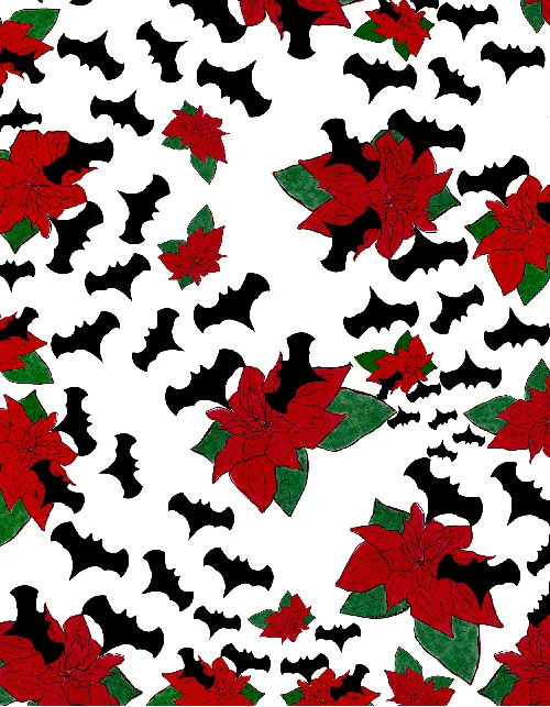 Poinsettia Bats