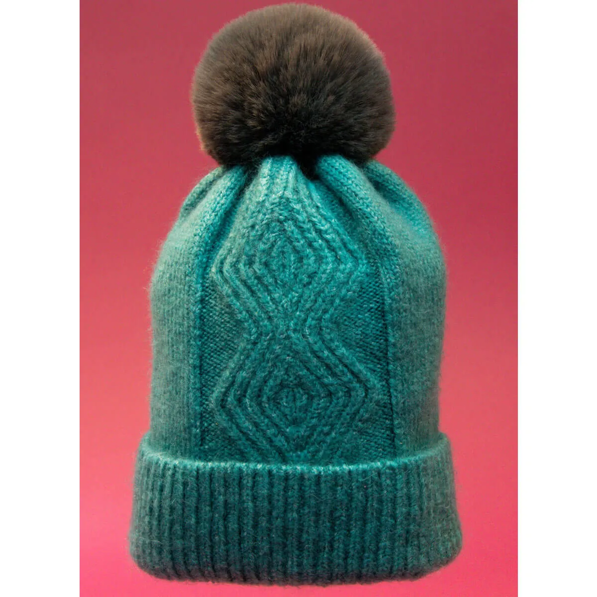 Powder Ingrid Bobble Hat - Teal