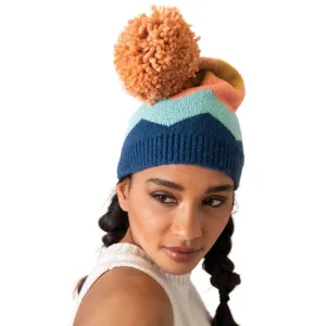 Powder Nora Bobble Hat - Navy Mix