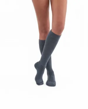 PR/1 JOBST ACTIVEWEAR KNEE HIGH COMPRESSION STOCKINGS, CLOSED TOE, FULL CALF 15-20MMHG, DENIM, LARGE