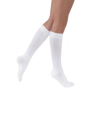 PR/1 JOBST ACTIVEWEAR UNISEX, KNEE HIGH, 20-30MMHG, XL, WHITE, CLOSED TOE