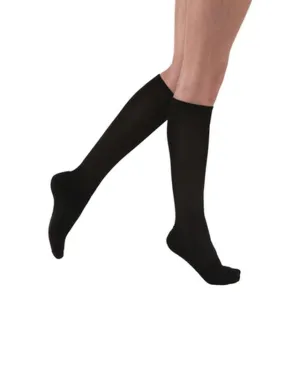 PR/1 JOBST ACTIVEWEAR WOMEN, KNEE HIGH , 30-40MMHG, LG, BLACK, CLOSED TOE