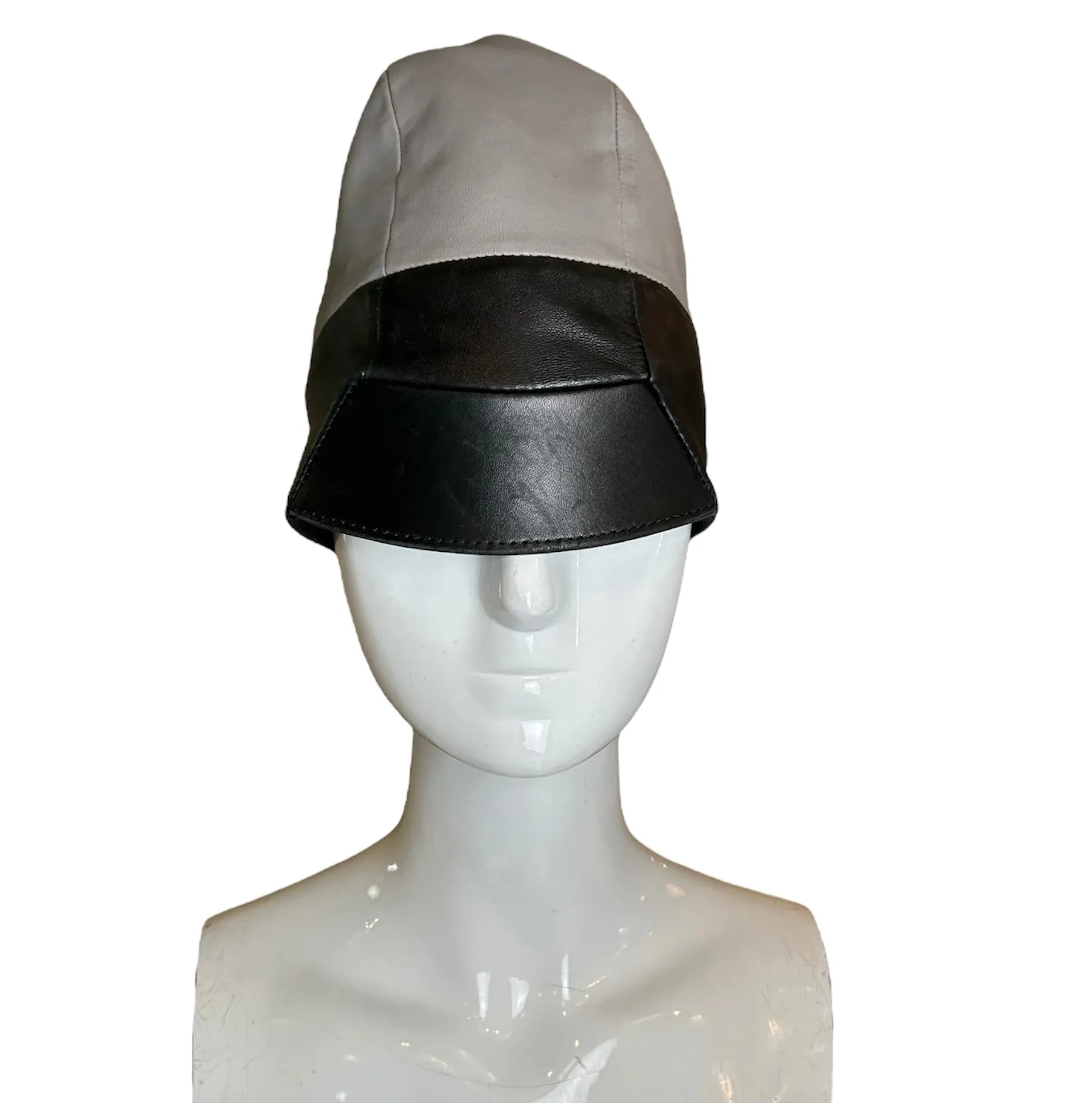 PRADA 2000's Does 60's Leather Cloche