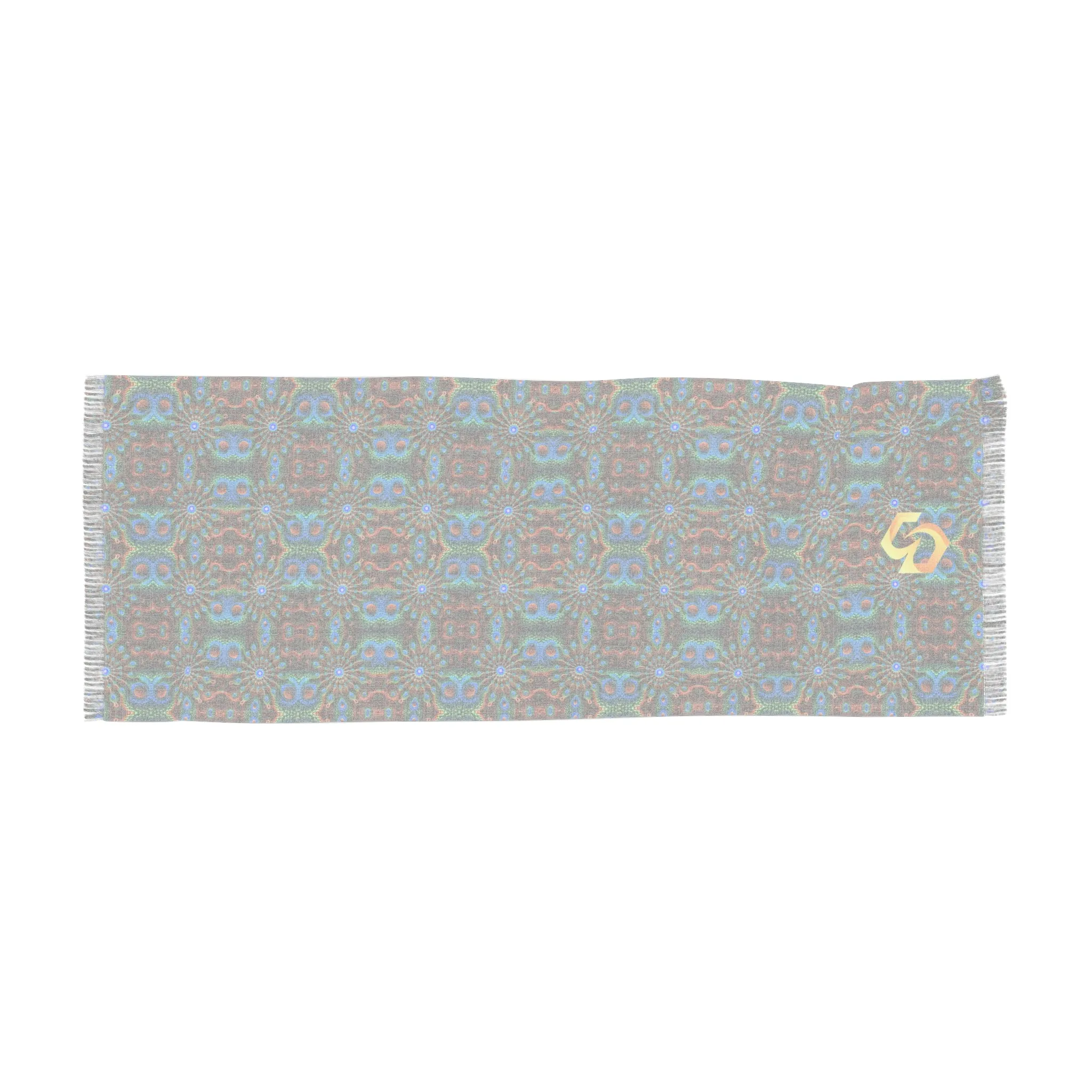 PSYCH 05 Vibrant Light Scarf/Pashmina - Elegant Bohemian Style Accessory for Everyday Wear