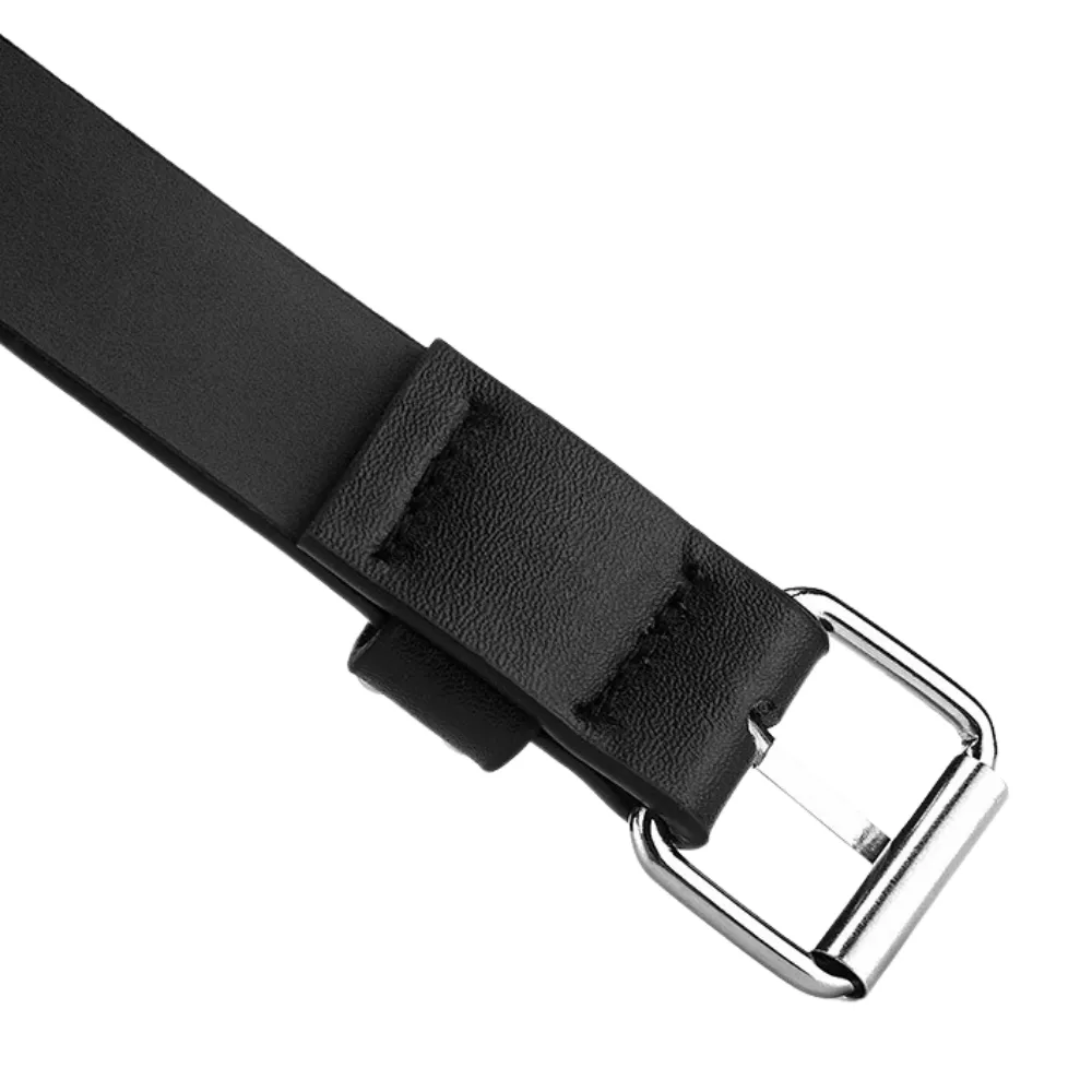Punk Hollow Leather Belt