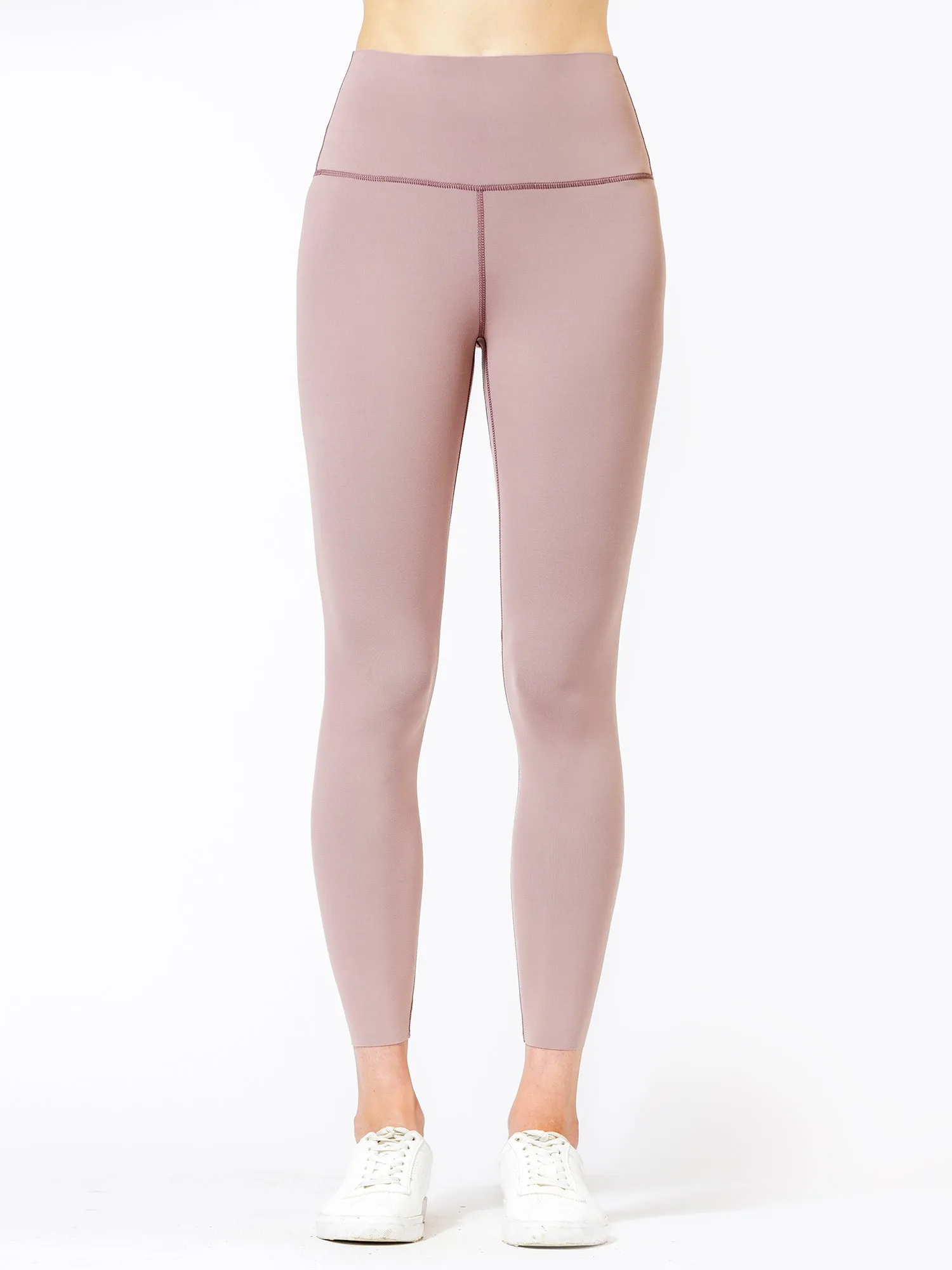 PURE FLOW ANKLE CROPS, ASH MAUVE