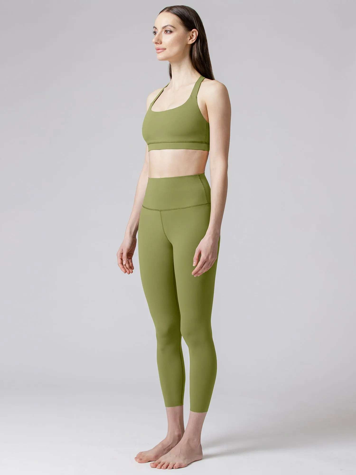 PURE FLOW ANKLE CROPS, MUSTARD