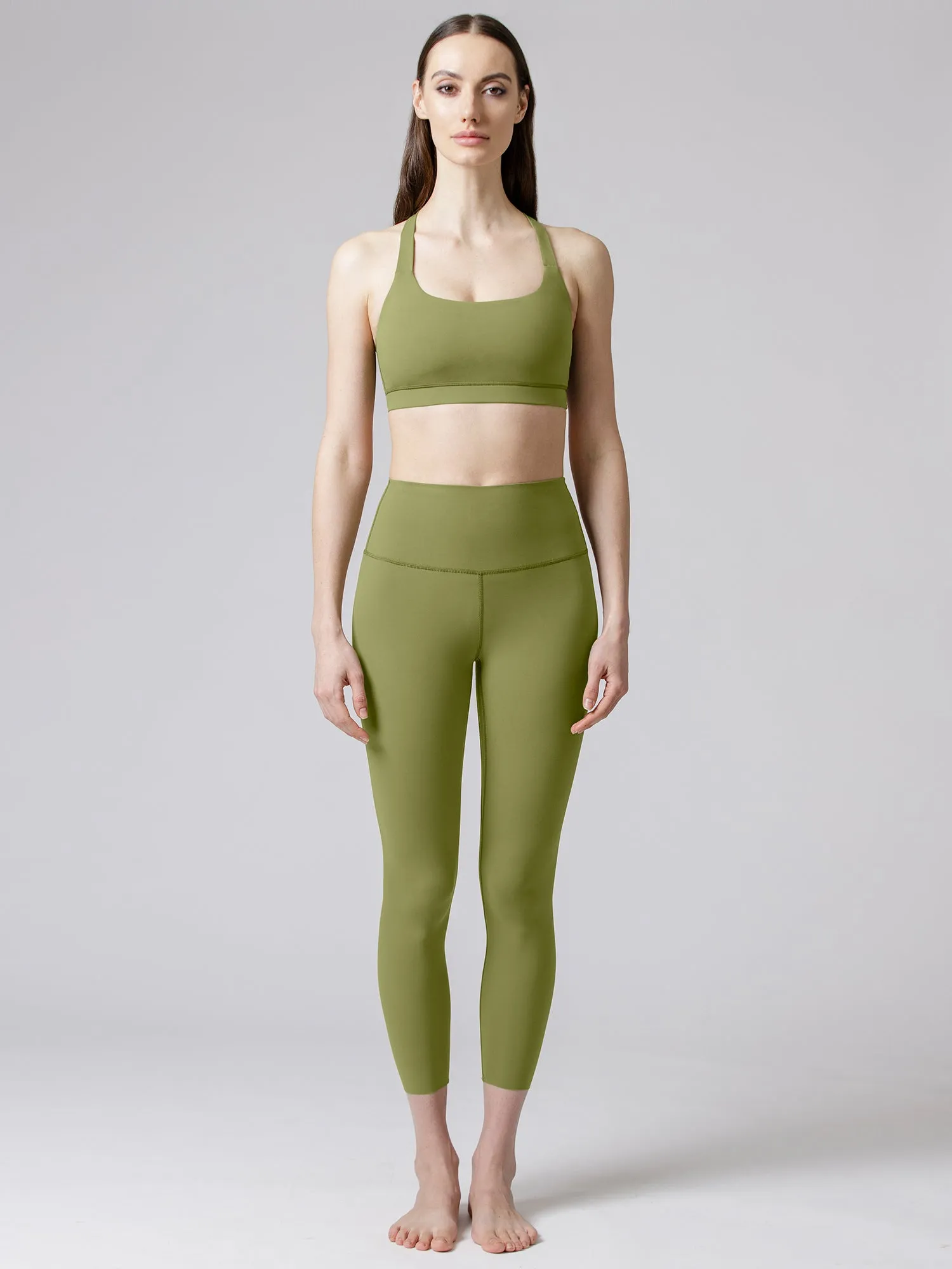 PURE FLOW ANKLE CROPS, MUSTARD