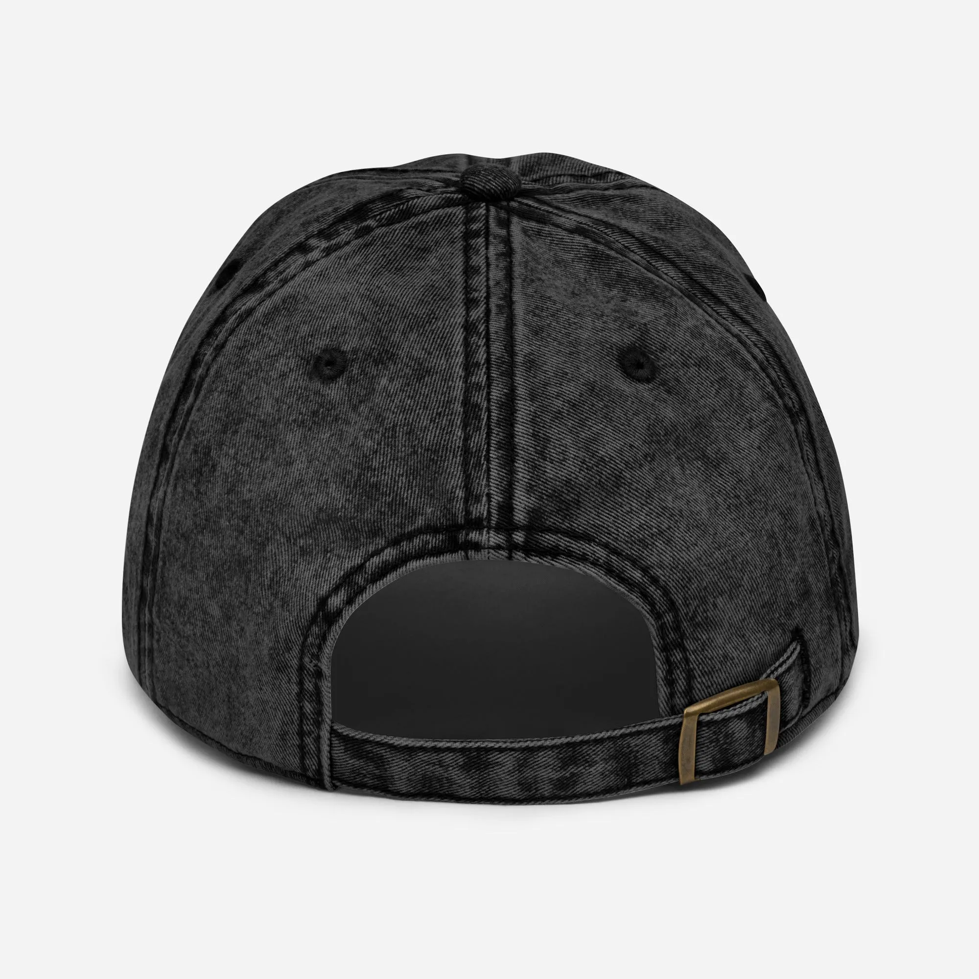 Purrfect Babe Vintage Denim Dad Cap