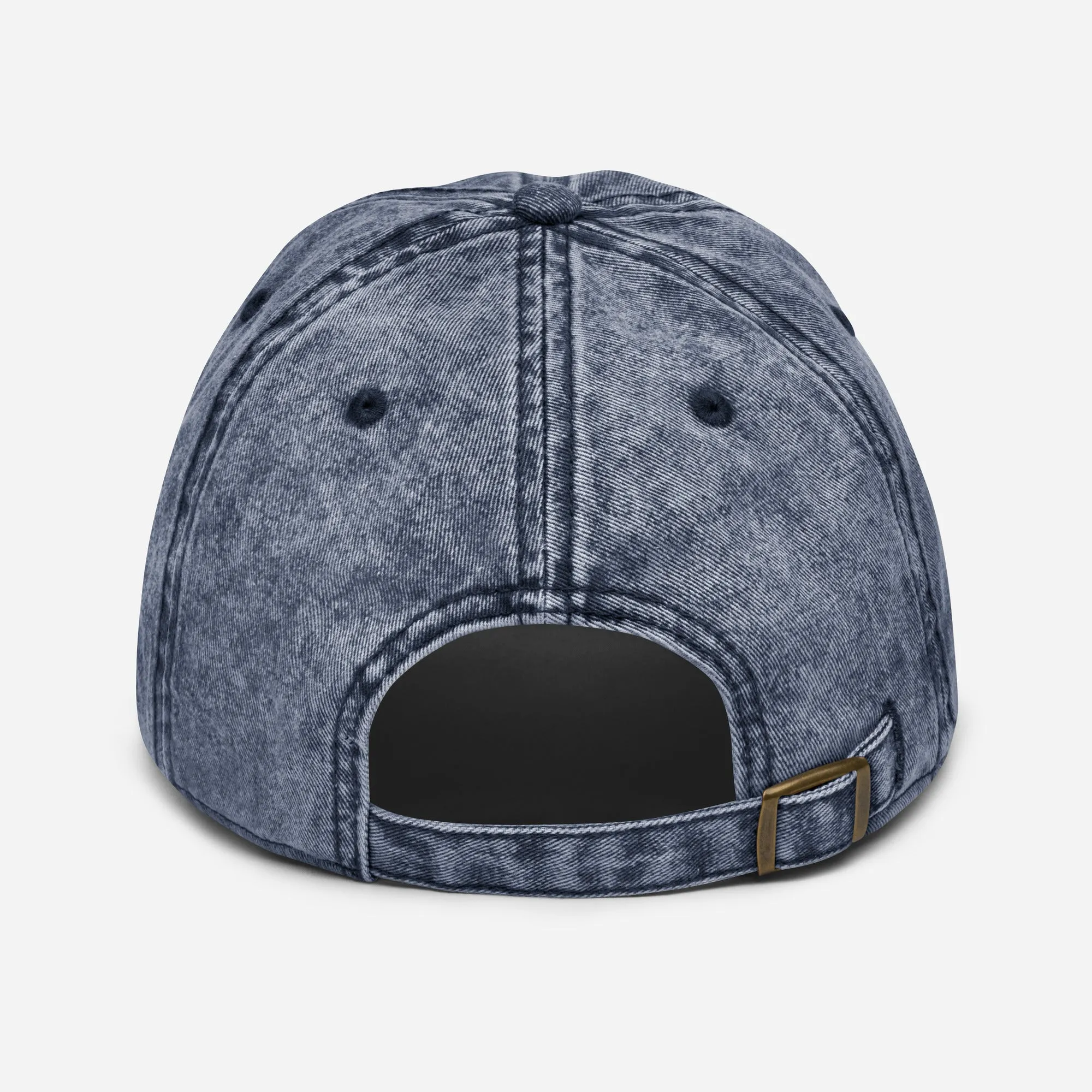 Purrfect Babe Vintage Denim Dad Cap