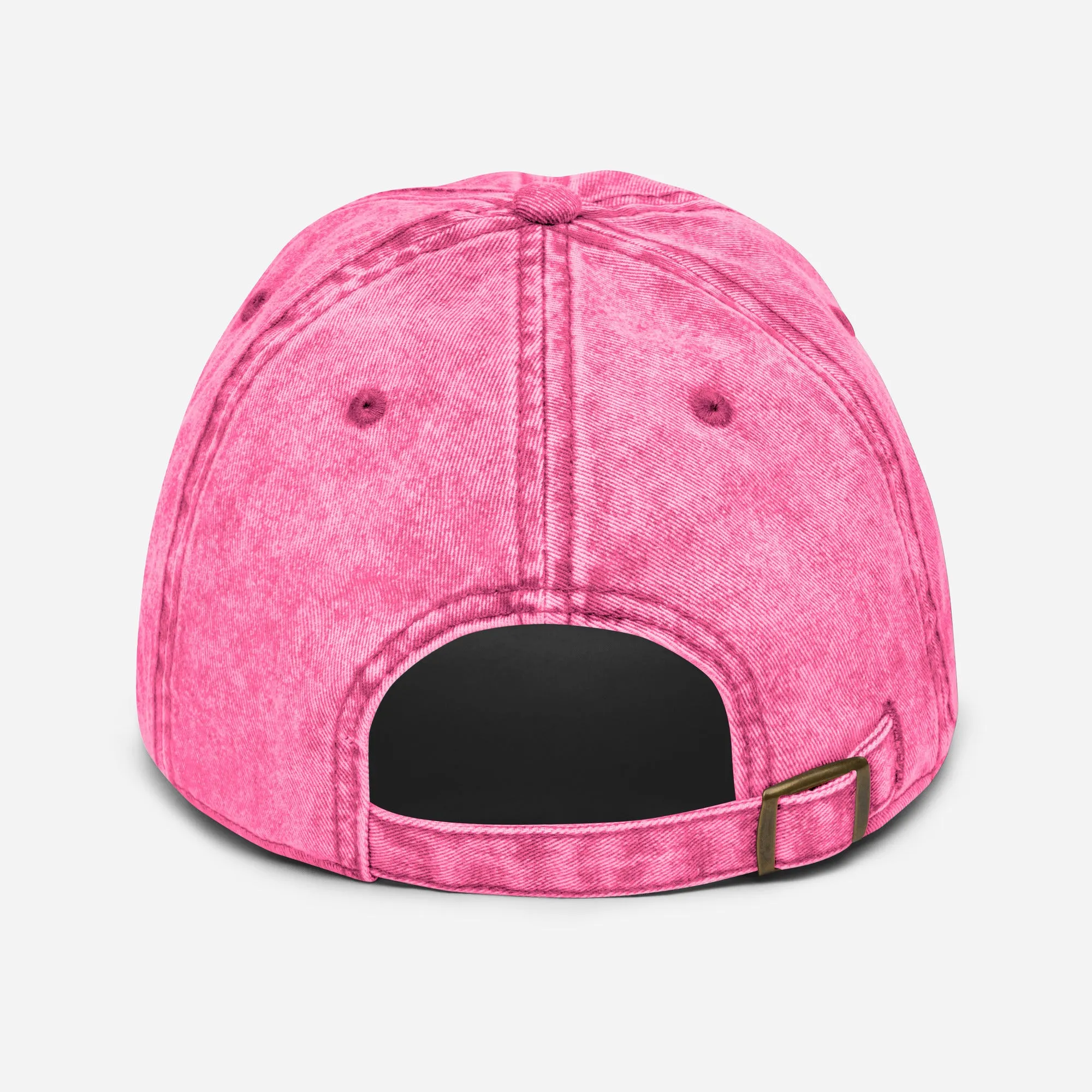 Purrfect Babe Vintage Denim Dad Cap