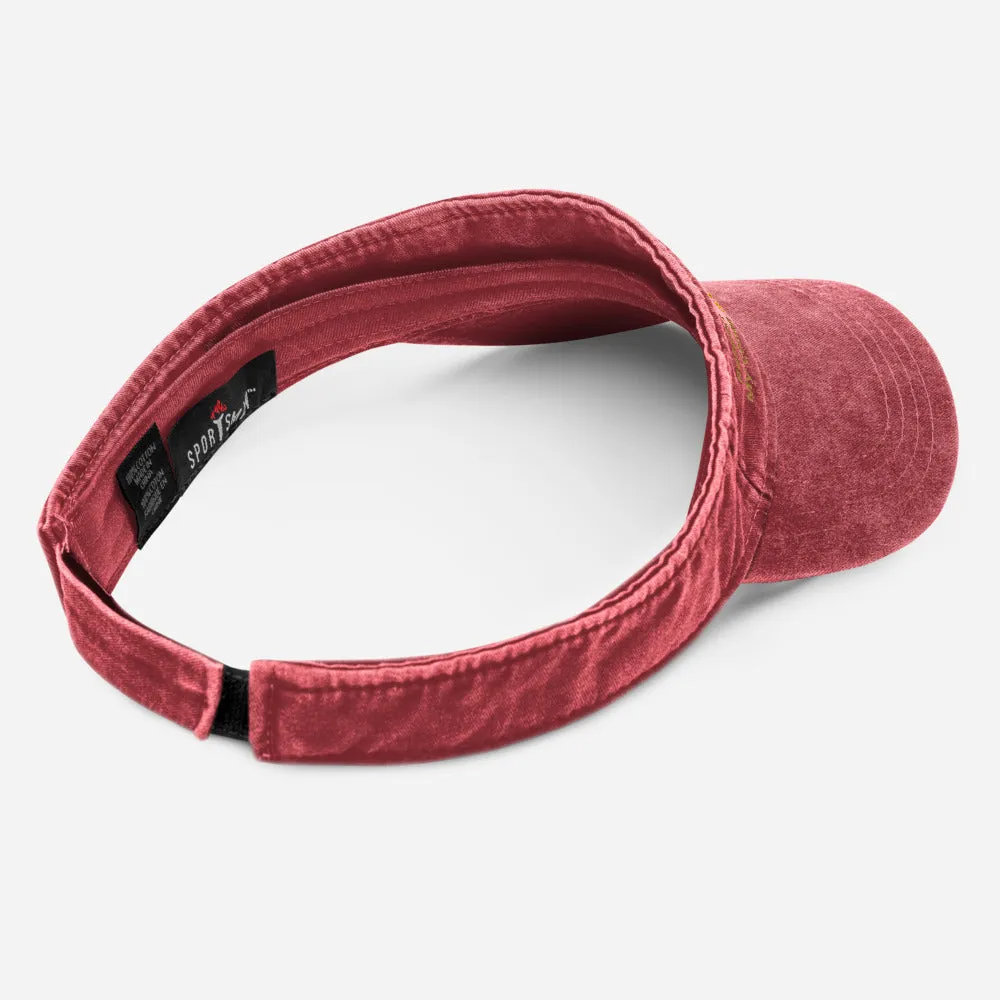 Queen Denim visor