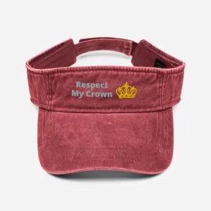 Queen Denim visor