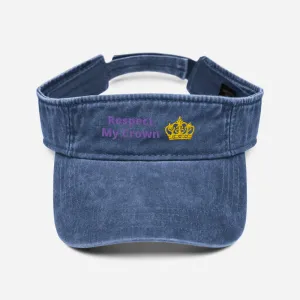 Queen Denim visor