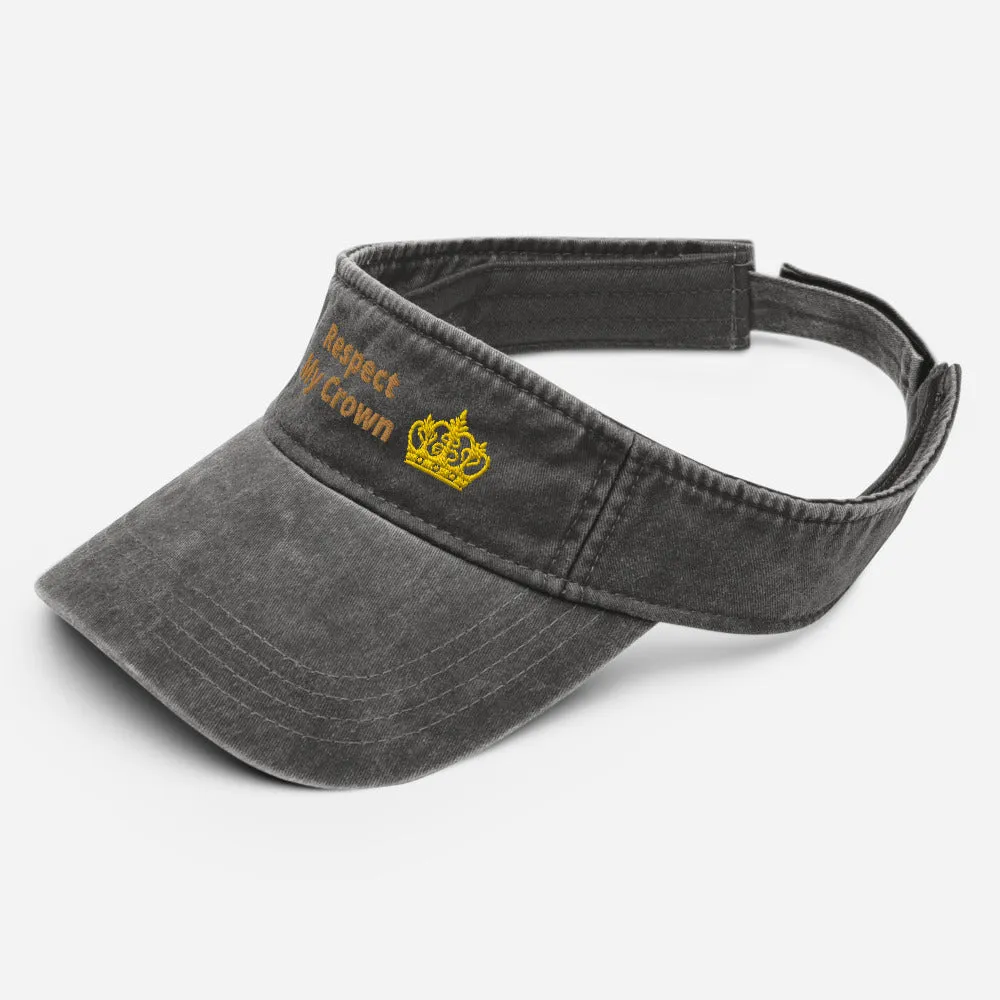 Queen Denim visor