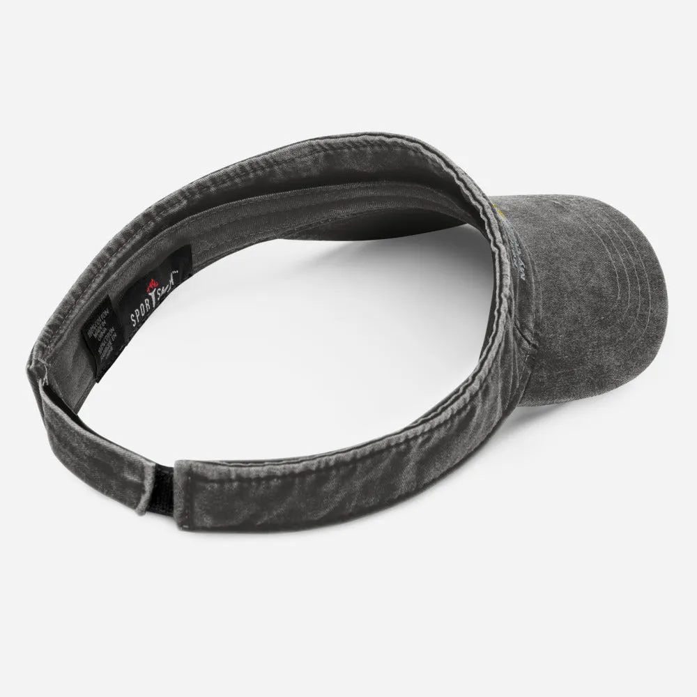 Queen Denim visor