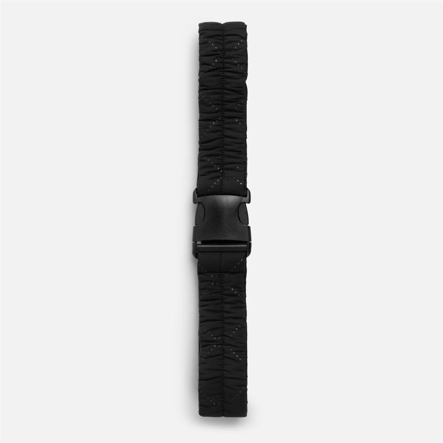 Quilted Buckle Belt New Black