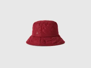 Quilted Red Bucket Hat