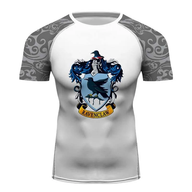 Ravenclaw Harry Potter Long sleeve MMA BJJ Fitness Yoga Running Cycling Use Tee