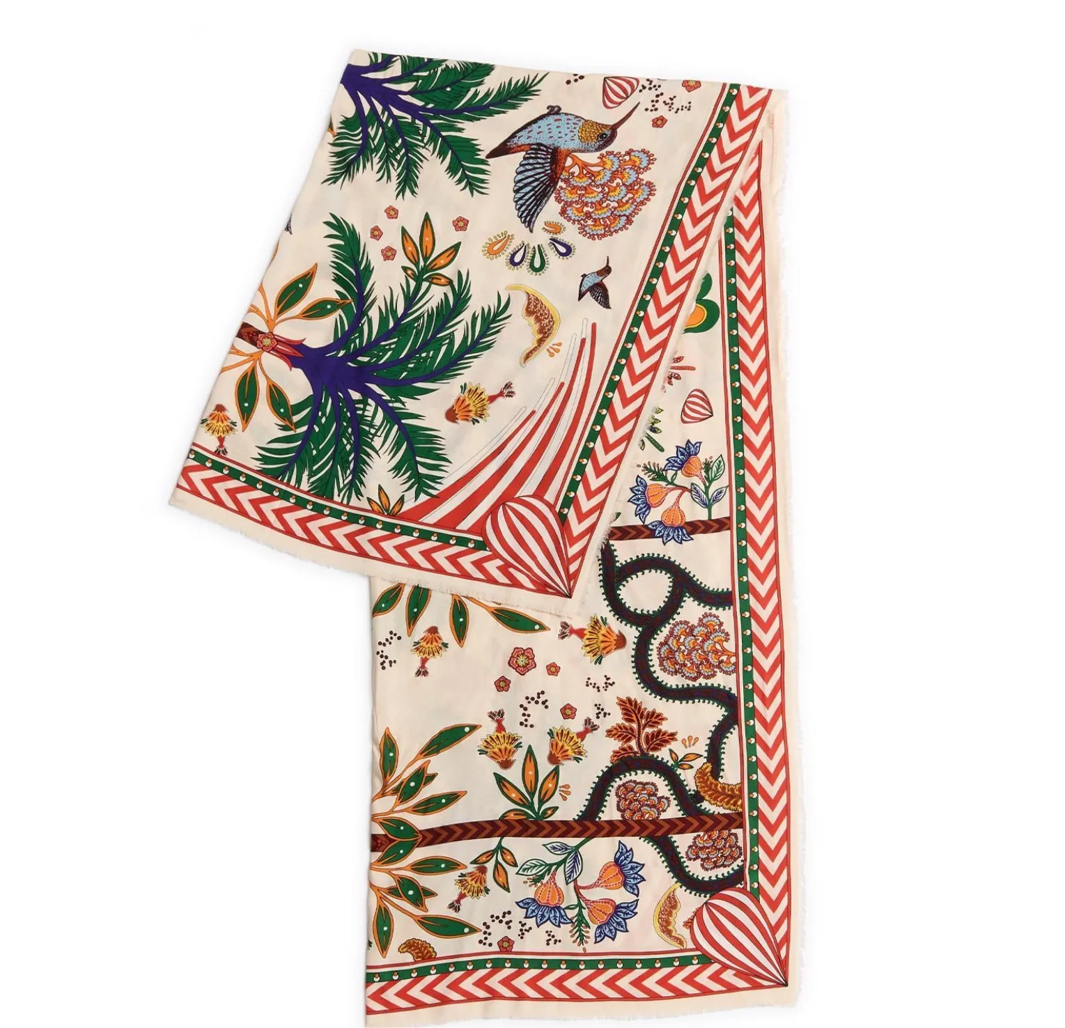 Rectangle Scarf / Magic India Beige