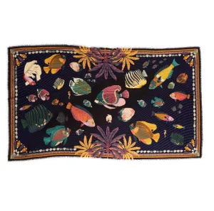 Rectangle Scarf / Ocean Drive Print