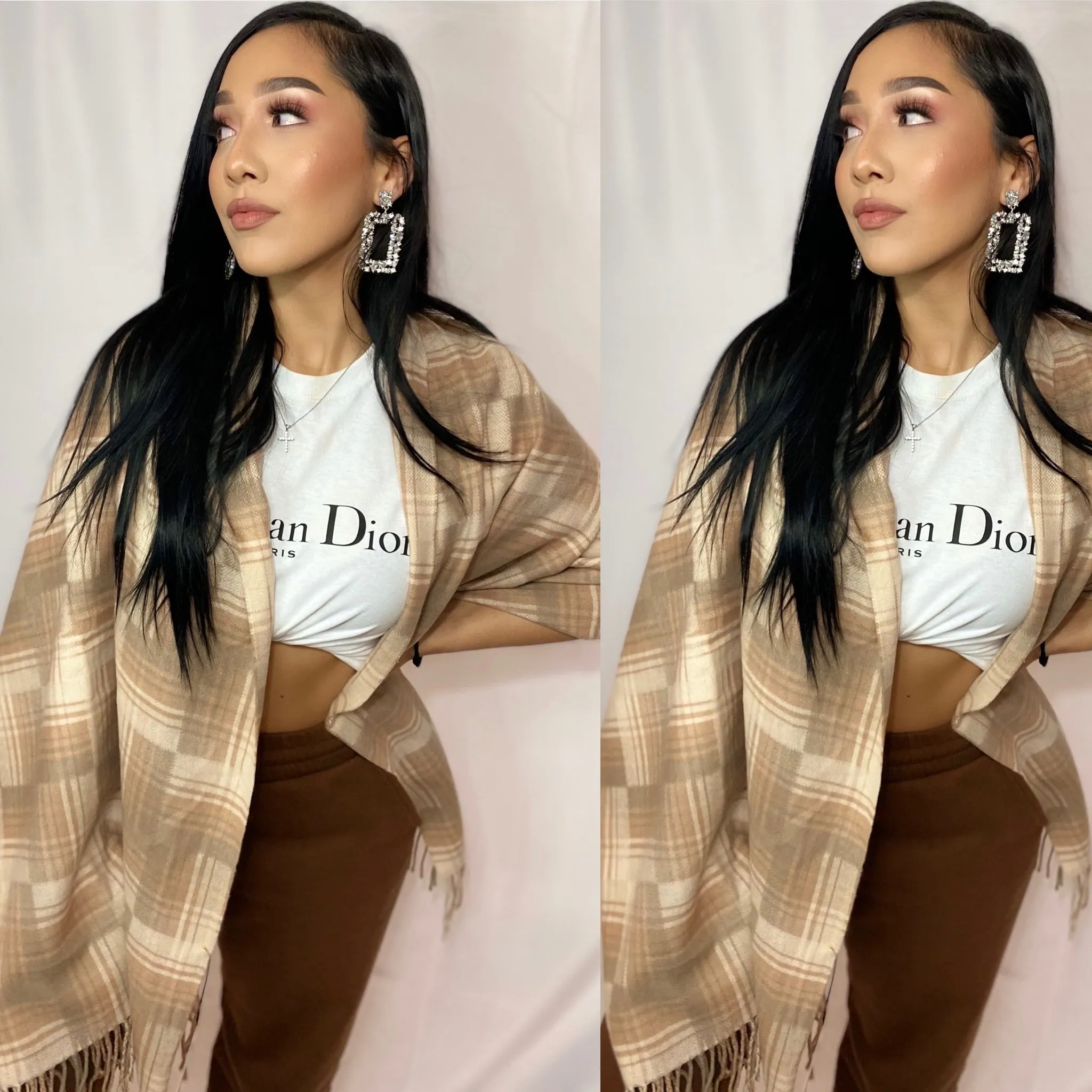 Renata Scarf - Nude Tones