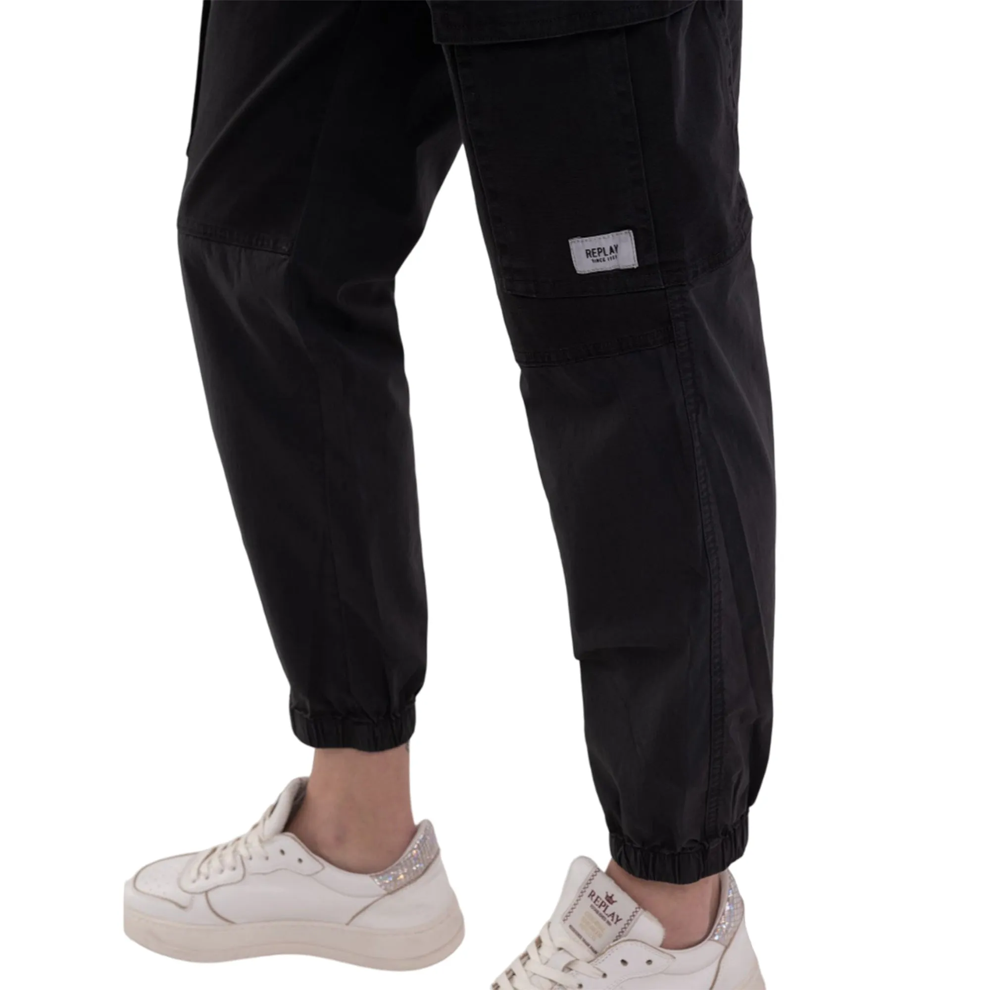 Replay Women's Poplin Cargo Trousers
