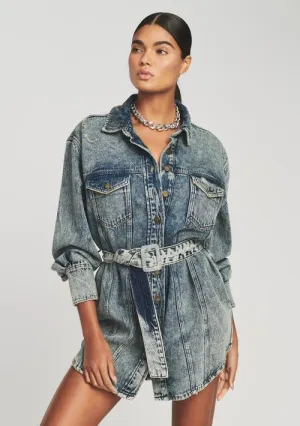 Retrofete ODETTE SHIRTDRESS -oceanside